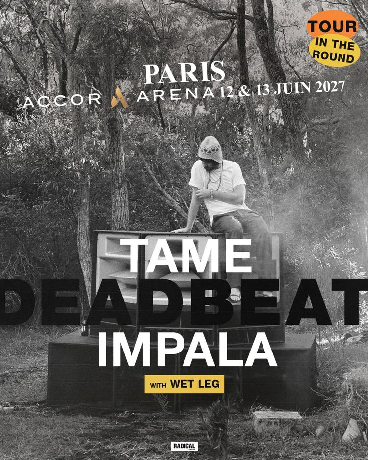 Tame Impala de retour à l’Accor Arena en 2027, en compagnie de Wet Leg