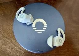 Ozlo Sleepbuds 2 earbuds on top of case