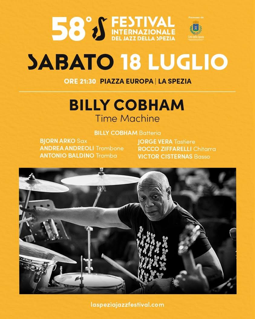 🥁 Billy Cobham al Festival Internazionale del Jazz della Spezia! 🎼 Billy Cobham ripercorre i suoi successi con Time Ma...