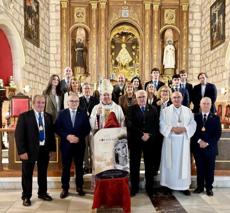 El Ayuntamiento de Baza respalda, alienta y acompaña a la Cofradía de la Soledad en el proceso de coronación de su titular María Santísima de la Soledad