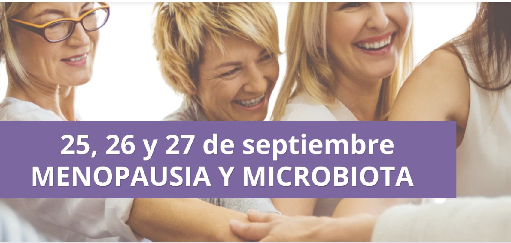 Encuentro de fin de semana Menopausia y Microbiota