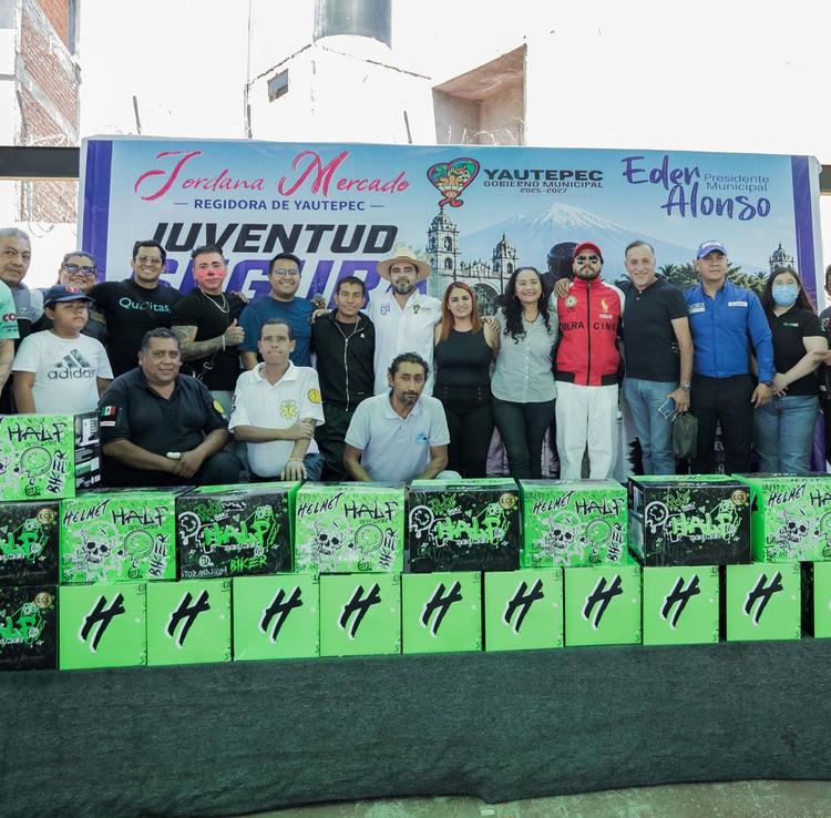 Yautepec lanza campaña vial para incentivar uso de casco en jóvenes