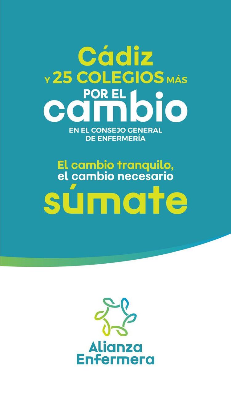 El Colegio de Enfermería de Cádiz respalda la candidatura de ‘Alianza Enfermera’ a las elecciones al Pleno del Consejo General de Enfermería
