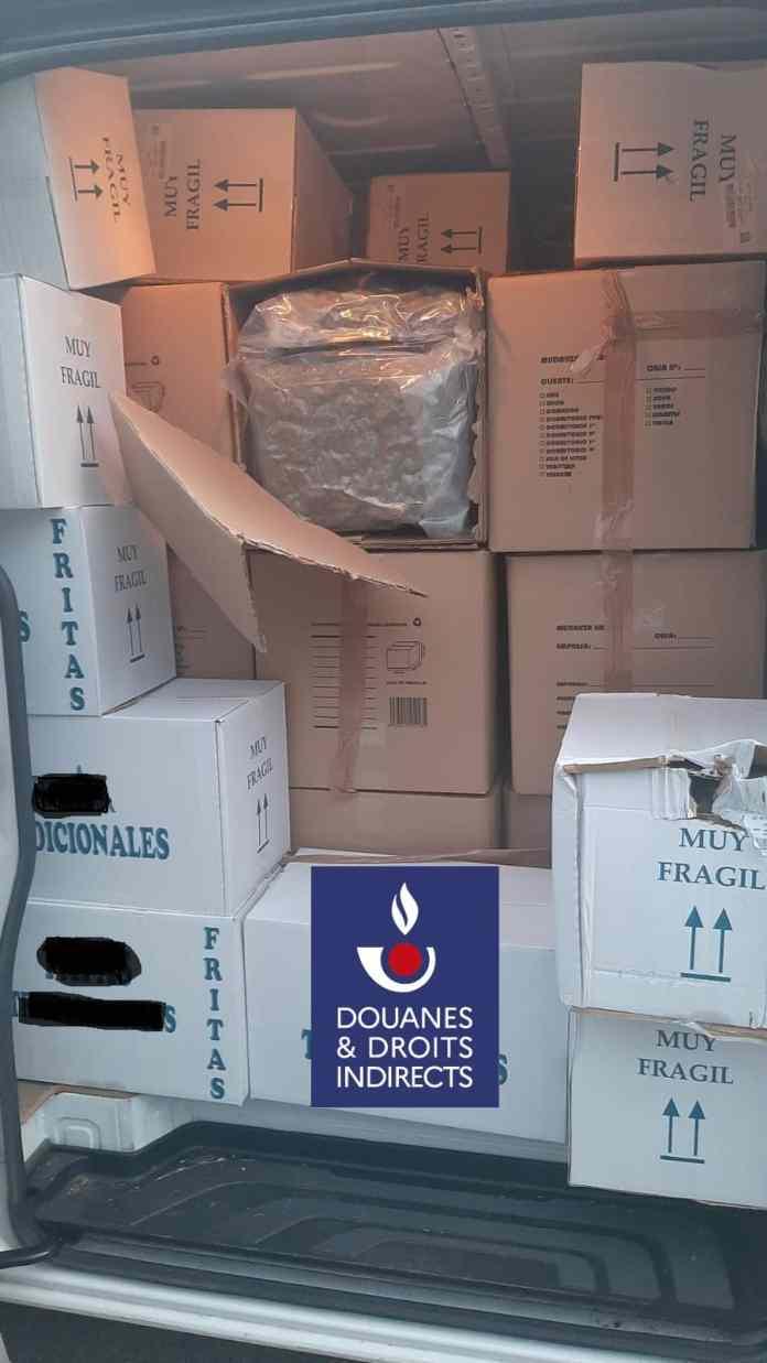 Douane : saisie de 250 kg d'herbe de cannabis par les douaniers de Port-vendres (66)