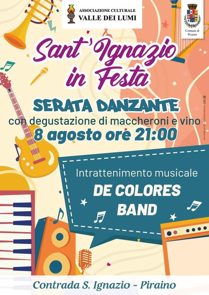 SANT’IGNAZIO IN FESTA Vi aspettiamo stasera! 🎉 📍 Contrada S. Ignazio