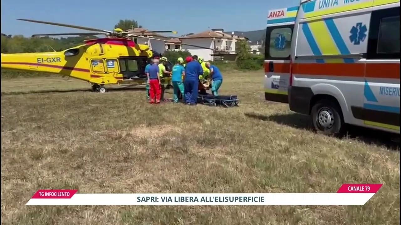 Nuova elisuperficie a Sapri, approvato il progetto per ottimizzare l’elisoccorso