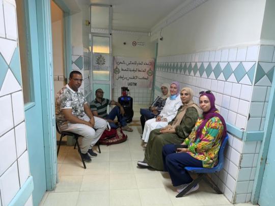 الجامعة الوطنية للصحة تعتصم أمام إدارة المركز الاستشفائي الجهوي بمراكش