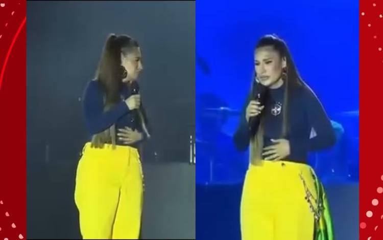 Simone Mendes interrompe show após sentir dor de barriga: 'Eu tô suando pra ir no banheiro que vocês nem imaginam'