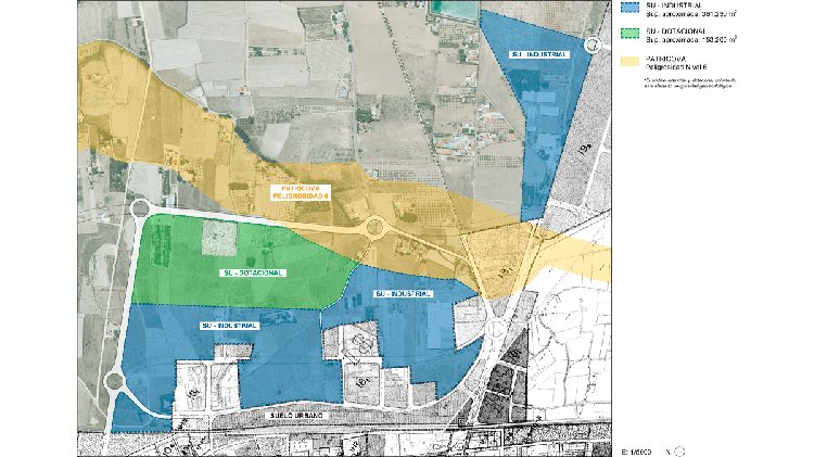 Villena proyecta 540.000 metros cuadrados de nuevo suelo industrial y dotacional en los Altos de la Condomina