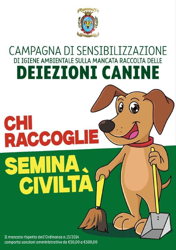 Avviso. Campagna di sensibilizzazione di igiene ambientale.