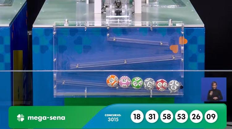 Mega-Sena, concurso 3.015: prêmio é de R$ 30 milhões; veja resultado do sorteio