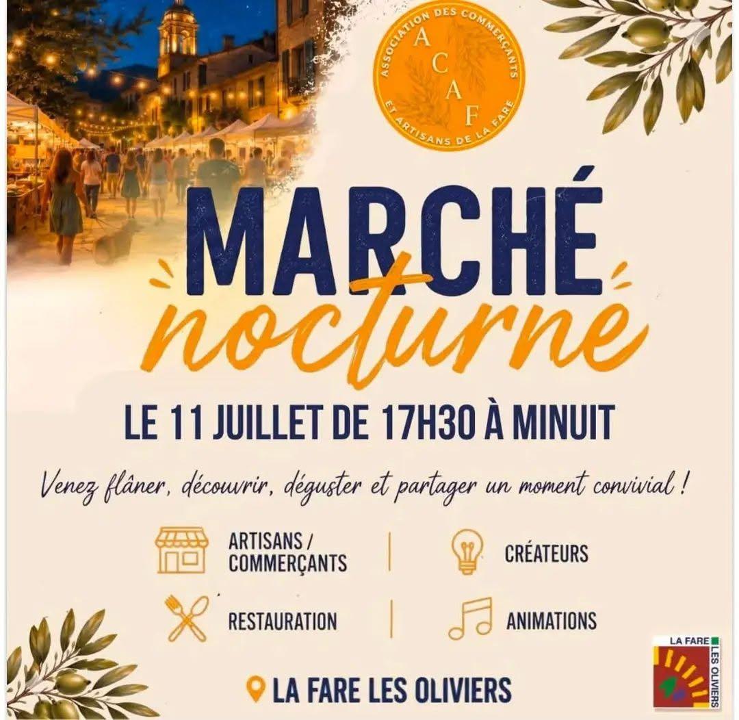 Marché nocturne – modification du plan de circulation