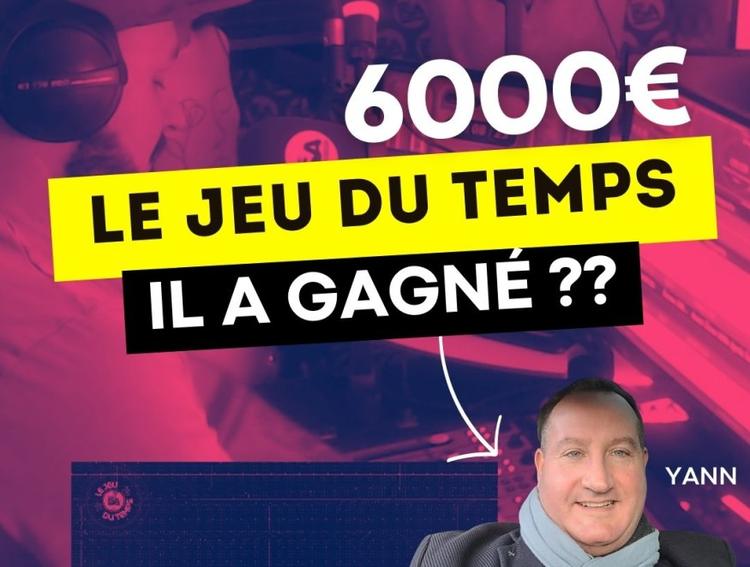 Jeu du Temps : Yann de St-Blaise-du-Buis remporte 6 000€ !!
