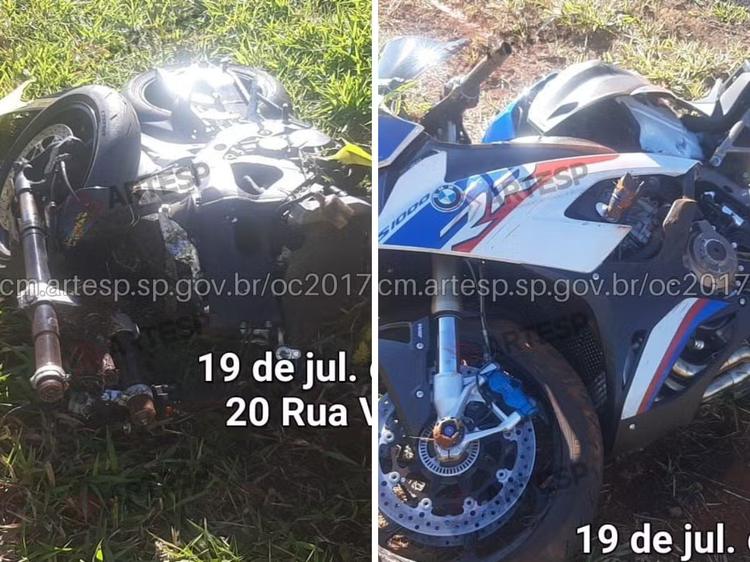 Acidente entre motos deixa vítima com fratura na Bandeirantes, em Cordeirópolis