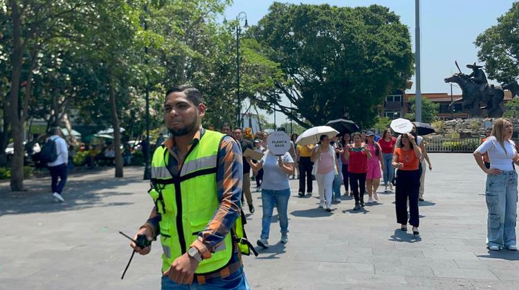 Palacio de Gobierno de Morelos logra evacuación récord en Simulacro Nacional 2026