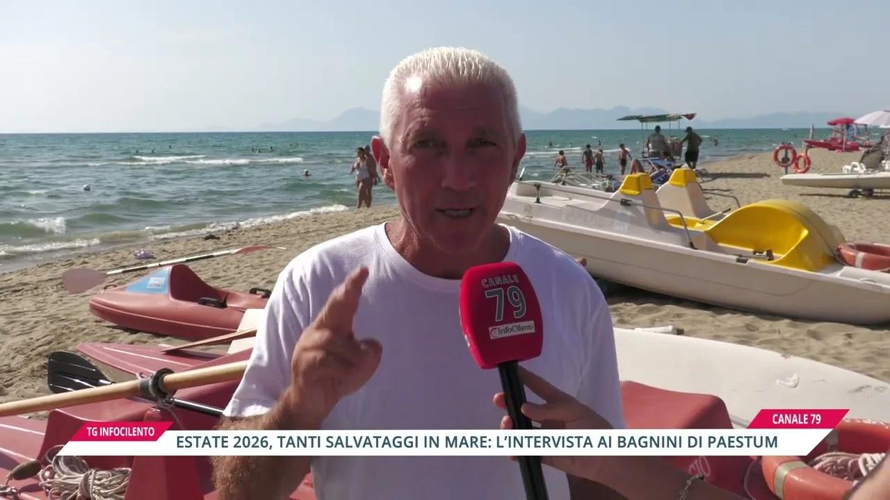 Emergenza mare a Capaccio Paestum: undici salvataggi in una sola giornata