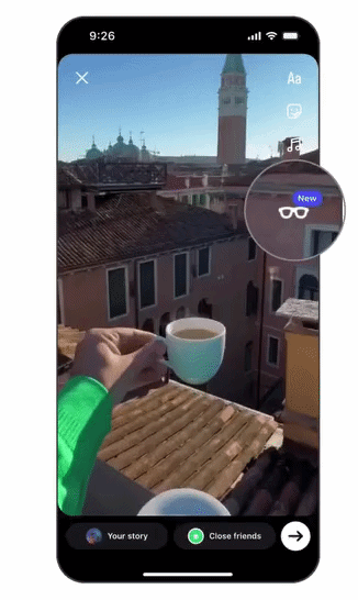Instagram new meta glasses tools