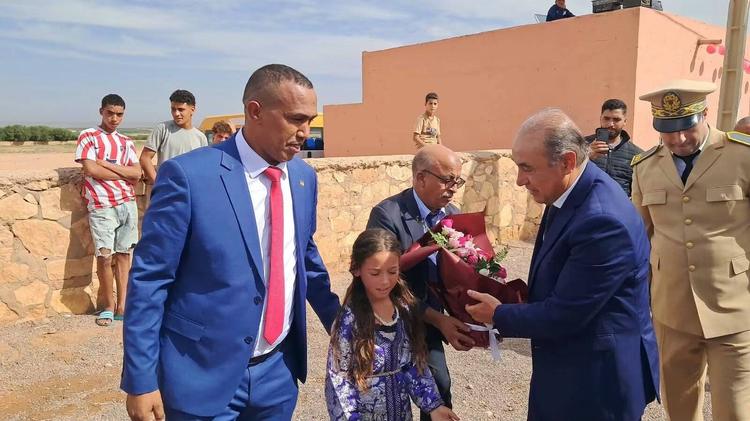 عامل اقليم قلعة السراغنة يطلق مشاريع لتأهيل المراكز القروية وتقوية البنية التحتية