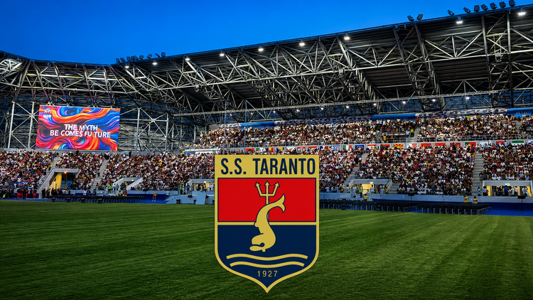 SS Taranto, presentazione squadra e staff durante Italia-Kosovo