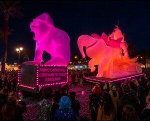 Tarquinia Lido lancia il primo Carnevale italiano con sculture allegoriche gonfiate ad aria: ecco le date!