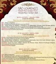 WhatsApp Image 2026 07 31 at 20.25.03 2 Novena e festa de São Lourenço Mártir celebra fé, tradição e cultura entre os dias 31 de julho e 10 de agosto