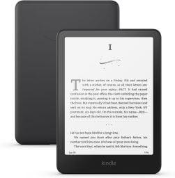 kindle paperwhite against a white background