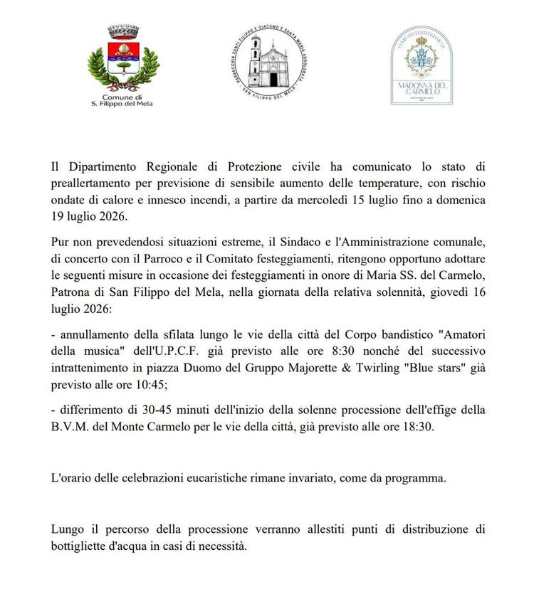 Città di San Filippo del Mela Posted