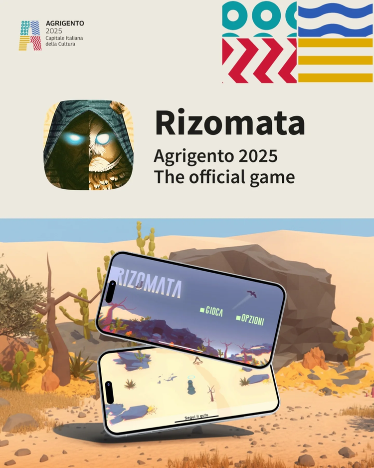 RIZOMATA Il videogioco ufficiale di Agrigento Capitale Italiana della Cultura 2025 è finalmente online. Non è un gioco d...