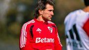 Con múltiples bajas, Ponzio piensa en la probable formación de River para el amistoso frente a Vélez