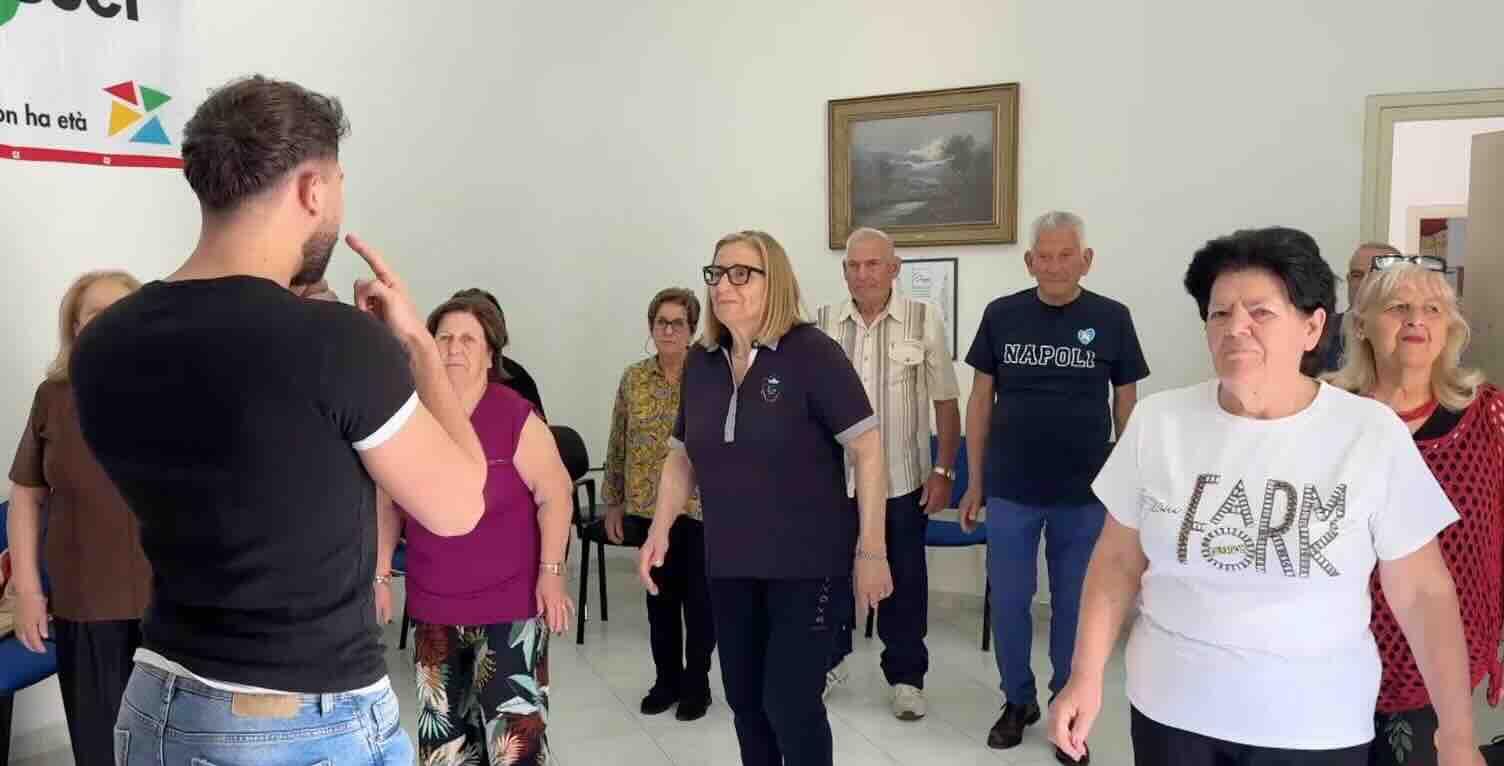 Giugliano. Corso di ginnastica dolce al centro anziani