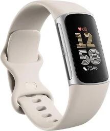 white Fitbit Charge 6