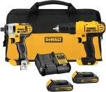 DeWalt 20V MAX Cordless Drill and Impact Driver, Power Tool Combo Kit