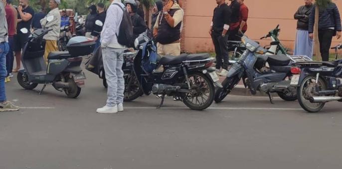 مصرع شخص واصابة اخر في حادثة سير مروعة بمراكش