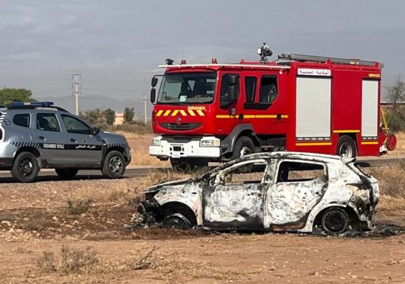 خطير.. سائق “تاكسي” يتعرض لمحاولة قتـ ـل حرقا داخل صندوق سيارته بمراكش