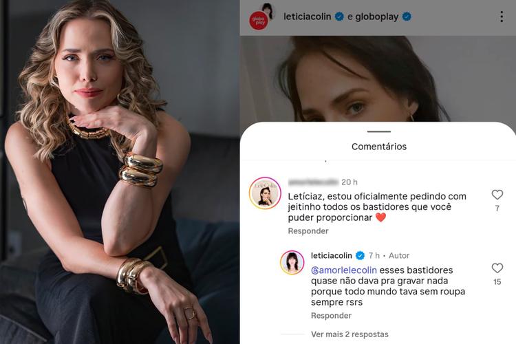 Letícia Colin fala sobre bastidores de cenas de sexo em 'Jogada de Risco': 'Todo mundo sem roupa sempre'