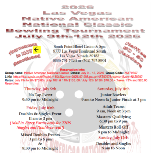 2026 Las Vegas Native American National Classic Bowling Tournament