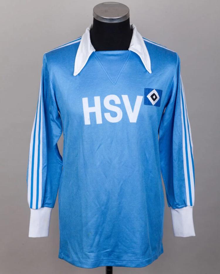 Kevin Keegan match worn Hamburg shirt from Emlyn Hughes collection auction