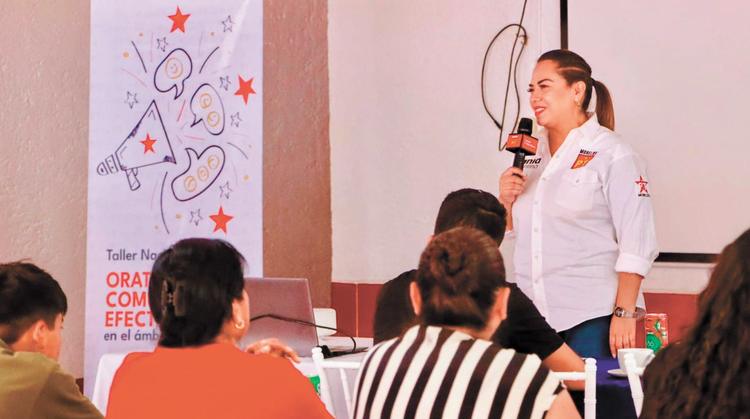 Tania Valentina Rodríguez fortalece los comités locales del PT en los Altos de Morelos
