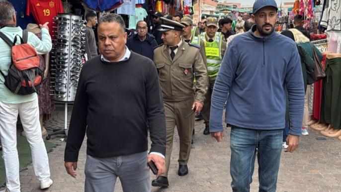 حملة واسعة للسلطات لمواجهة الترامي على الملك العام بمراكش العتيقة + صور