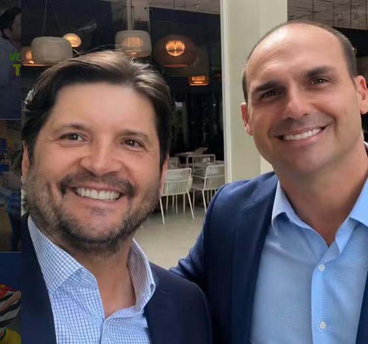 Eduardo Bolsonaro desiste de integrar chapa de André do Prado como suplente para o Senado em SP
