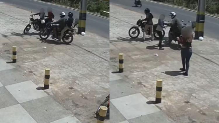 VÍDEO: Dupla assalta duas mulheres e rouba motocicleta no PI; polícia faz buscas