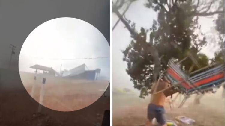 Chuva com granizo assusta moradores em Jataí; vídeo