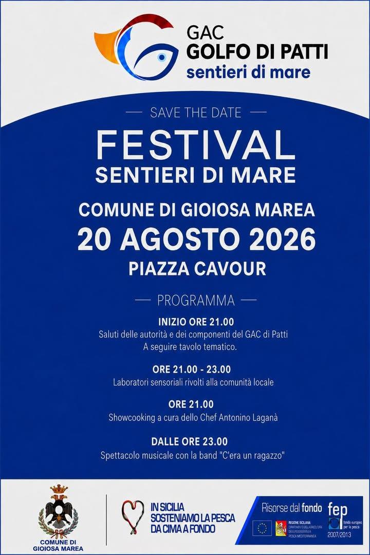 🌊 IL MARE CI UNISCE. LA SICILIA CI ISPIRA. 💙 Domani sera, 20 agosto, Gioiosa Marea diventa il cuore di una serata spec...