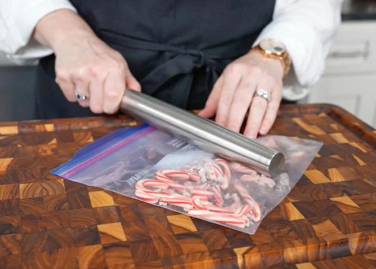 crushing candy canes