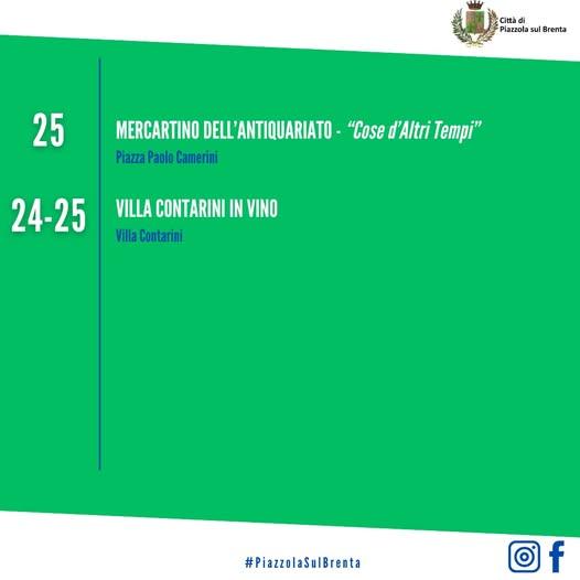 🗓️ Gli eventi di questa quarta settimana di Ottobre a📍Piazzola sul Brenta! #consigliocomunale #libri&autori #games #vi...