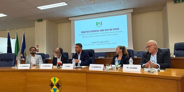 Navi dei veleni, il Pd Calabria rilancia l’impegno per la verità: a Reggio il confronto sulla riapertura dell’inchiesta parlamentare