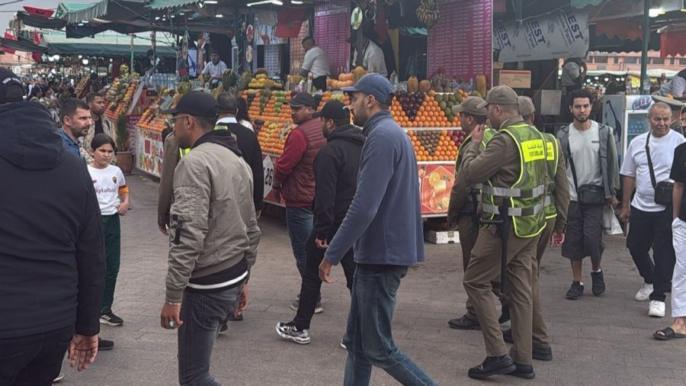 حملة واسعة للسلطات لمواجهة الترامي على الملك العام بمراكش العتيقة + صور