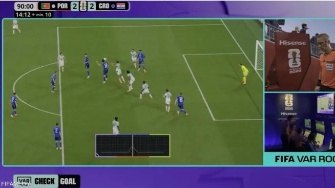“فيفا” يوضح سبب إلغاء هدف كرواتيا أمام البرتغال