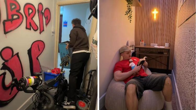 Jovem troca sala de treino por quarto de oração: “Faltava um lugar para buscar Deus”