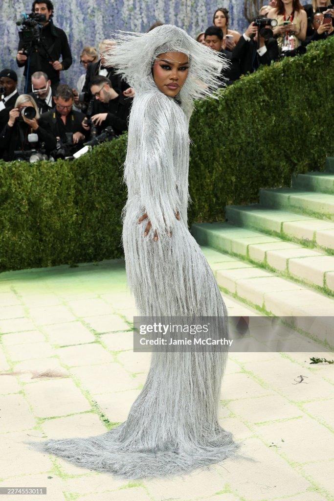 Caribbean roots star Teyana Taylor at the Met Gala 2026